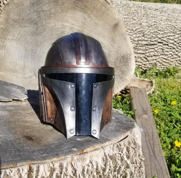 mandalorian inspired helmet