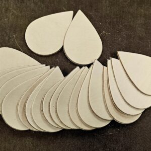 Teardrop Earring Blanks 10 Pair Pack