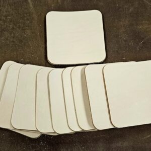 Square Coaster Blanks 10 Pack